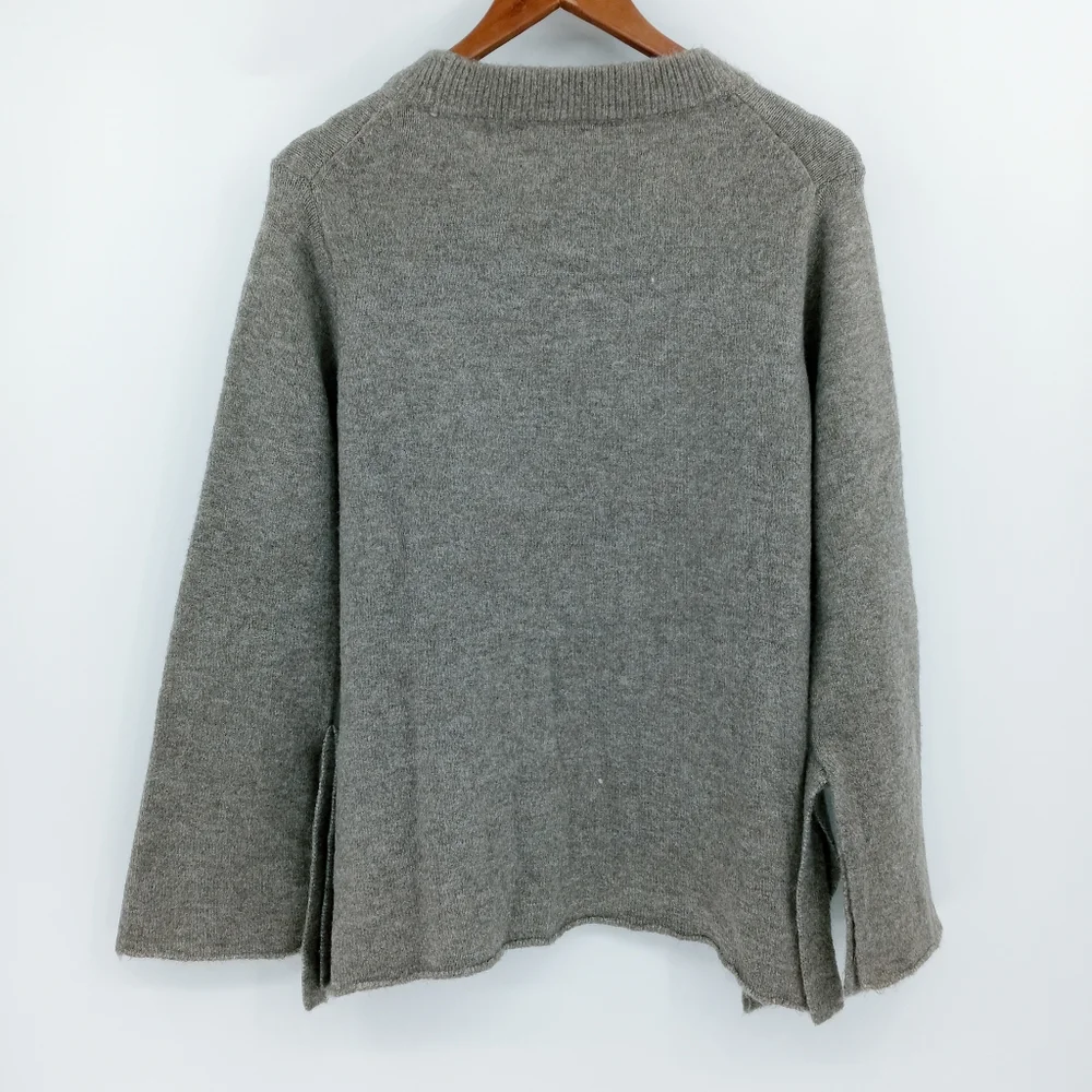 Zara Knit Tie Sleeve Sweater - Picture 11 of 15